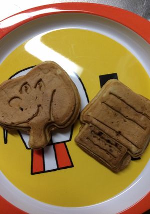スヌーピー 野菜 パンケーキ-レシピのメイン写真