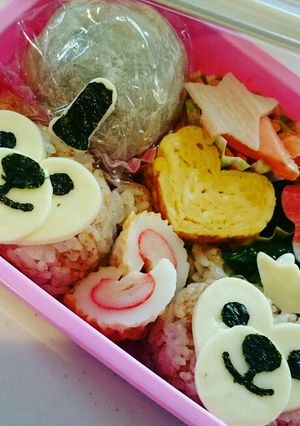 くまちゃんお内裏様とお雛様-レシピのメイン写真
