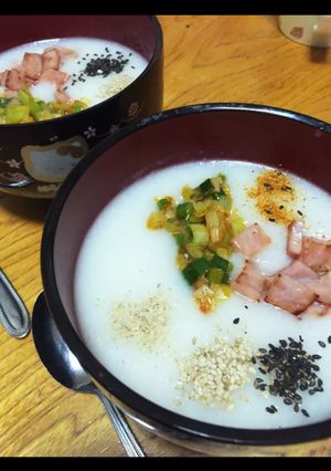 ぽかぽか温まる♡風邪ひきさんの為の中華粥-レシピのメイン写真