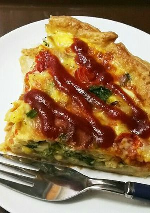 フライパンで簡単キッシュ(覚書です)-レシピのメイン写真