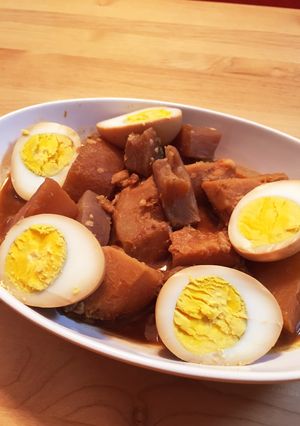 甘酒で栄養たっぷり大根と里芋の味噌煮-レシピのメイン写真