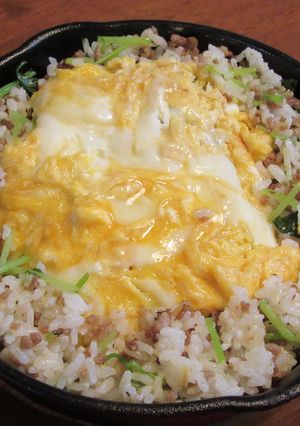 ガパオライスの素で！和風なガパオムライス-レシピのメイン写真