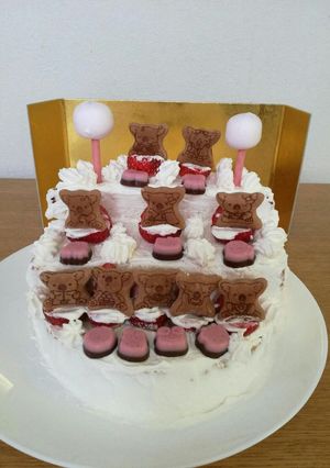 ひなまつり★ショートケーキ-レシピのメイン写真