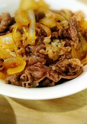 超簡単　５分でできる牛丼　黄金レシピ-レシピのメイン写真