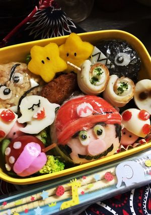 キャラ弁!!!スーパーマリオ-レシピのメイン写真