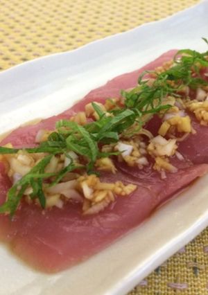 きわだまぐろの香味ぽん酢-レシピのメイン写真