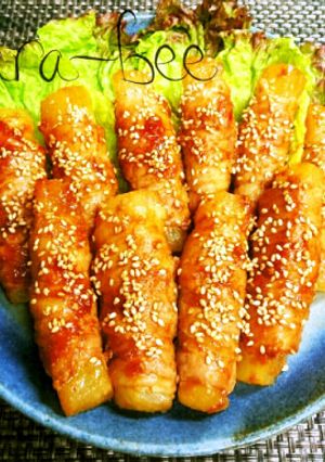 焼肉のたれで絶品♡簡単!韓国風肉巻き大根-レシピのメイン写真