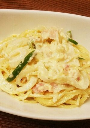 簡単に美味しい♪クリームパスタ-レシピのメイン写真