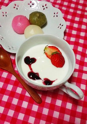 ヨーグルトアート♪-レシピのメイン写真
