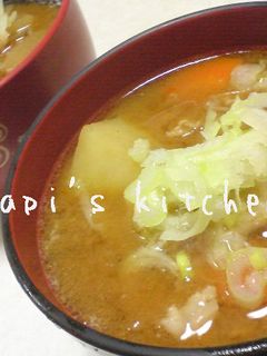 うちの豚汁♪コクまろ仕立て(^m^*)-レシピのメイン写真