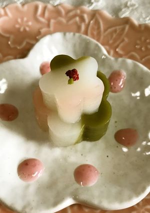ひな祭りデザート♡ミニフラワー寒天ゼリー-レシピのメイン写真