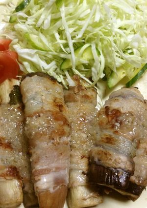 なすの豚バラ巻き-レシピのメイン写真