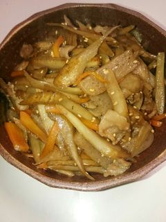うちのきんぴらごぼう♪-レシピのメイン写真