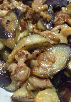 ナスと豚肉のコチュジャンマヨ炒め-レシピのメイン写真
