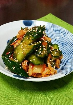 蛇腹胡瓜のキムチ和え☆-レシピのメイン写真