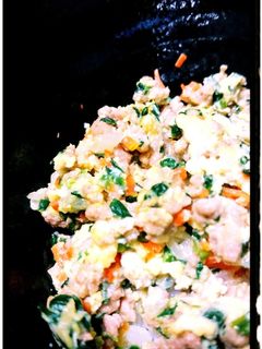 豚ひき肉と野菜の卵とじ丼-レシピのメイン写真