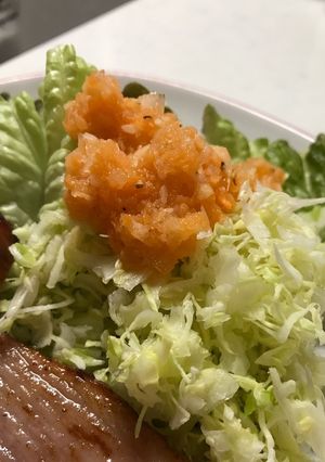 肉や野菜に合う生姜と人参のドレッシング-レシピのメイン写真