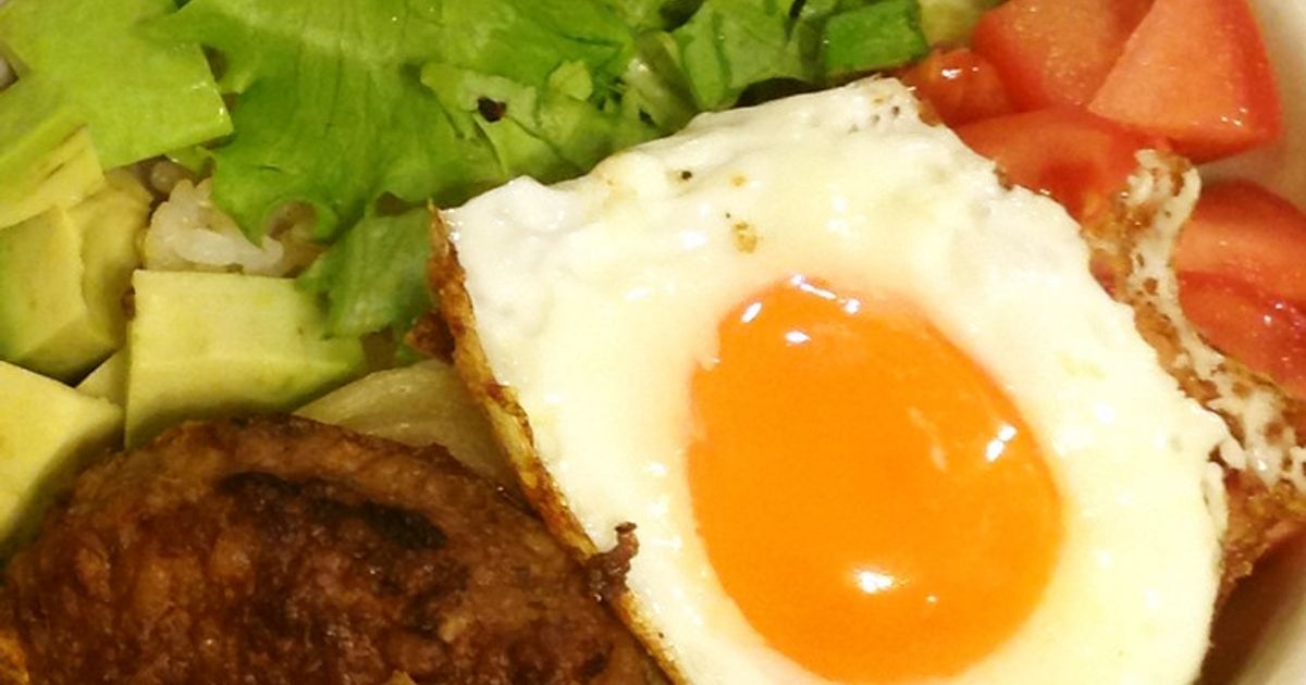 ソース＆トッピング☆Wアボカドロコモコ丼 by ステルトミチル