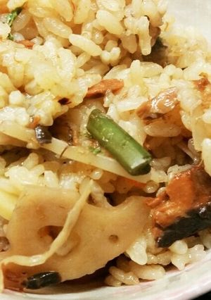 マグロの炊き込みご飯-レシピのメイン写真