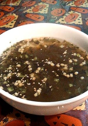 とろろ昆布のお吸い物＠お茶漬け風味-レシピのメイン写真