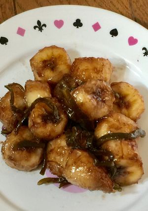 バナナの塩昆布和え-レシピのメイン写真