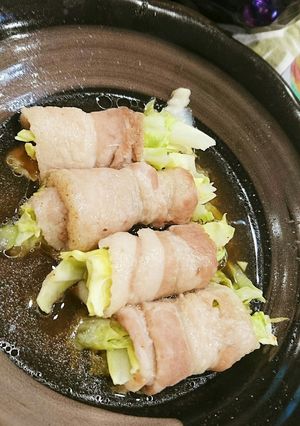 キャベツの簡単豚バラ巻き♪-レシピのメイン写真