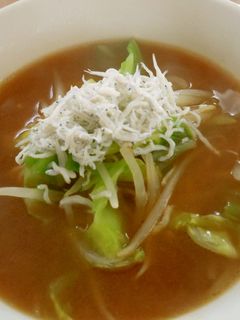 しらすとキャベツの味噌ラーメン-レシピのメイン写真