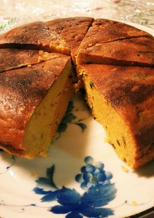 ダイエットさんの南瓜味濃厚炊飯器ケーキ-レシピのメイン写真