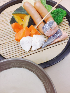 チーズ入り豆腐フォンデュ-レシピのメイン写真