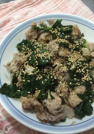 超簡単！レンジで豚とほうれん草ポン酢がけ-レシピのメイン写真