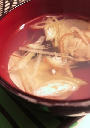 蛤のお吸い物　いいお出汁♪-レシピのメイン写真