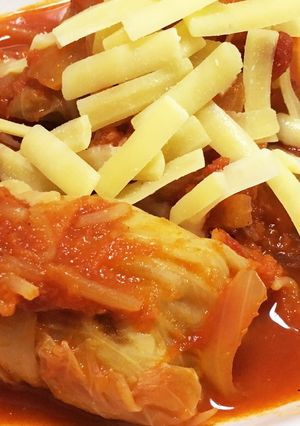 覚え書き トマト缶でロールキャベツ-レシピのメイン写真