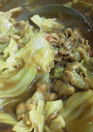 余ったハヤシはキャベツカレーに変身-レシピのメイン写真