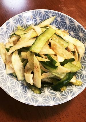 ほんだしで簡単!大根ときゅうりの和え物-レシピのメイン写真
