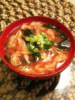 みょうが主役のお味噌汁-レシピのメイン写真