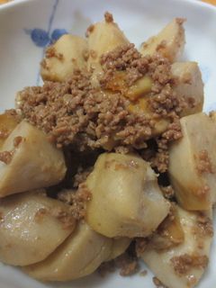 里芋のそぼろ煮-レシピのメイン写真