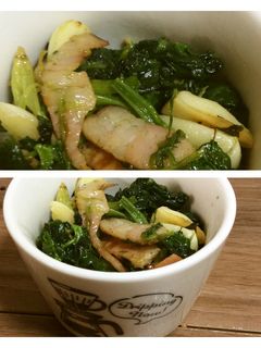 ほうれん草とベーコンのバターソテー-レシピのメイン写真
