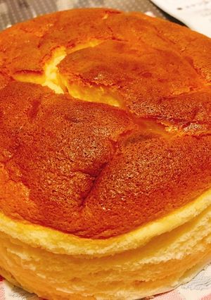 スフレチーズケーキ-レシピのメイン写真