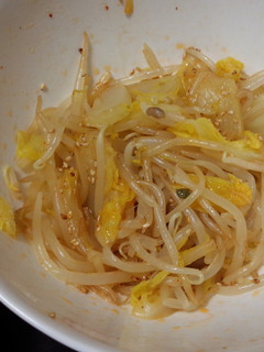 もやしと白菜の胡麻ラー油和え-レシピのメイン写真