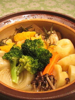 鶏モモと野菜の土鍋蒸し-レシピのメイン写真