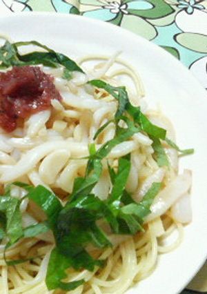 人気の♡イカ♥梅シソ♡パスタ-レシピのメイン写真