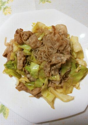 糖質制限☆しらたき焼きそば-レシピのメイン写真