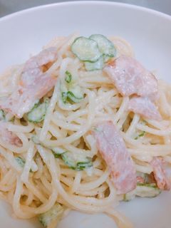 簡単!サラダマヨパスタ!-レシピのメイン写真