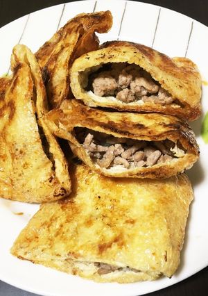 ひき肉の油揚げ包み-レシピのメイン写真