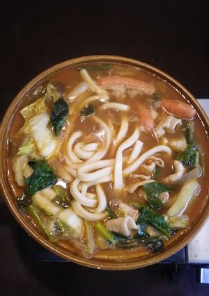 リメイク☆昨日のカレーでカレーうどん鍋-レシピのメイン写真