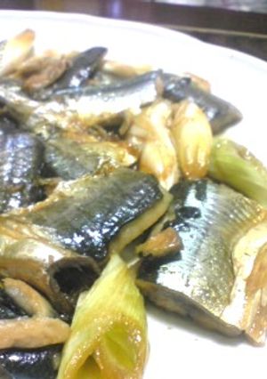 秋刀魚とネギの甘辛煮☆-レシピのメイン写真