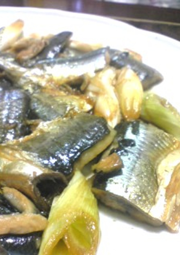 秋刀魚とネギの甘辛煮☆-レシピのメイン写真