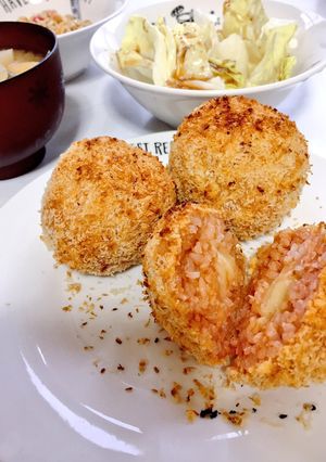 5分で簡単♪揚げないライスコロッケ-レシピのメイン写真