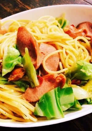 簡単＊キャベツの和風ペペロンチーノ-レシピのメイン写真