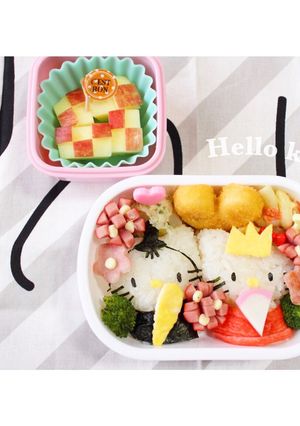 幼稚園 年少さん★ひな祭り(お雛様)弁当-レシピのメイン写真